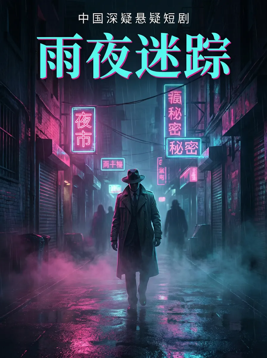 国色天香论坛社区 悬疑追踪短剧 - 雨夜迷踪海报